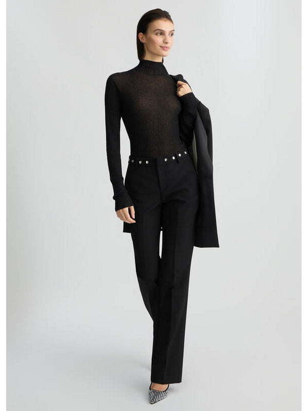 Pantaloni Donna Liu Jo - Pantaloni con strass - Nero