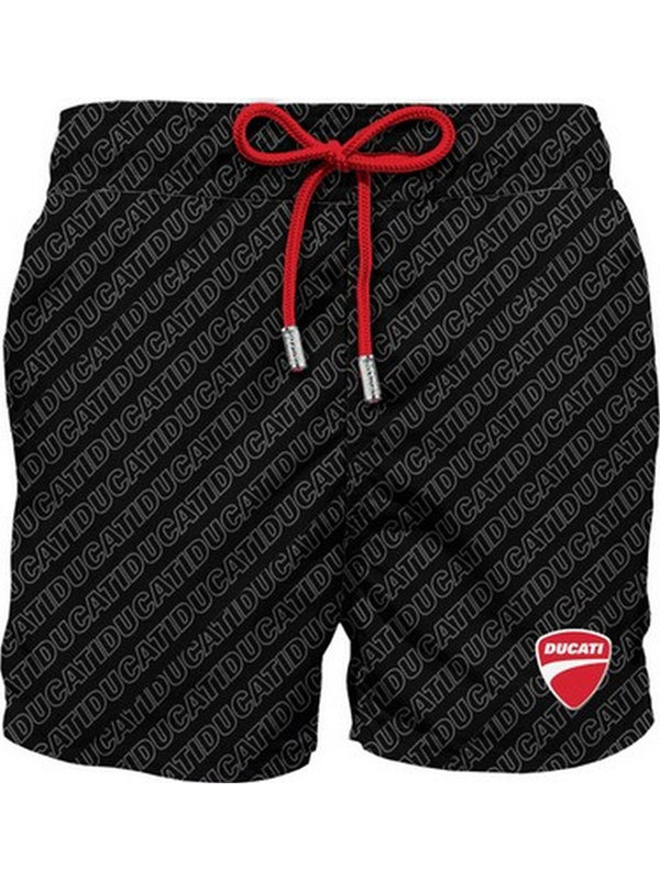 Pantaloncini e calzoncini Uomo Mc2 Saint Barth - Costume mare gustavia Ducati meccanica - Nero
