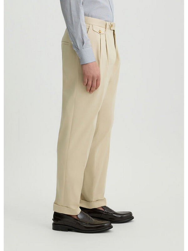 Pantaloni Uomo LIU JO UOMO - Pantaloni da uomo con pinces - Beige