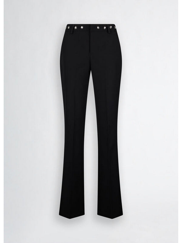 Pantaloni Donna Liu Jo - Pantaloni con strass - Nero