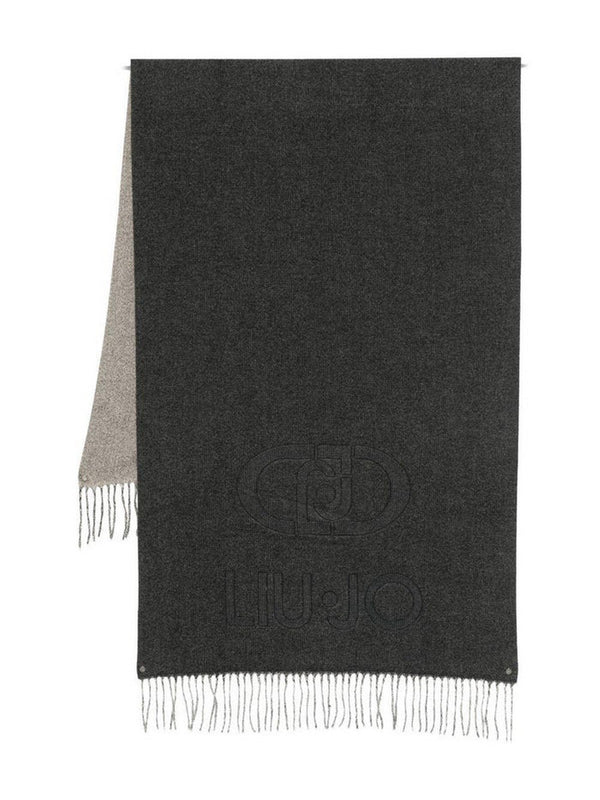 Stole Donna Liu Jo - Stola Oval Monogram - Nero