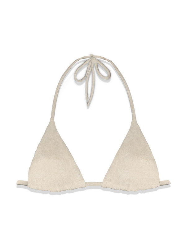 Reggiseni Donna Mc2 Saint Barth - Leah top triangolo SHINY GOLD - Oro