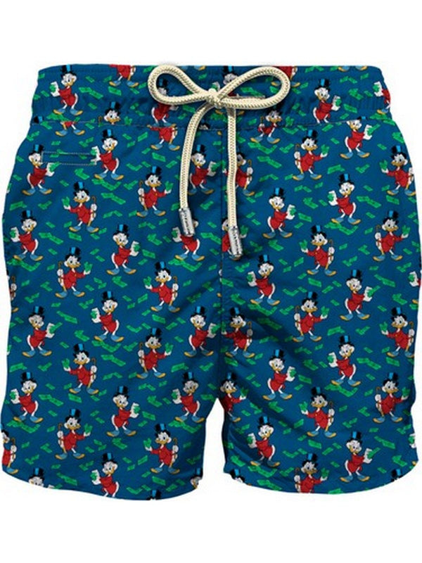 Pantaloncini e calzoncini Uomo Mc2 Saint Barth - Lighting Micro Fantasy Paperone Bilion 61 - Blu
