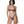 Load image into Gallery viewer, Coordinati Donna Me Fui - Bikini Top E Slip Americano Fiso Guarda Pampa - Rosso
