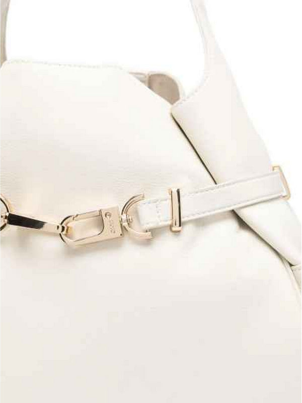 Borse Tote Donna Liu Jo - Borsa a spalla con logo - Panna