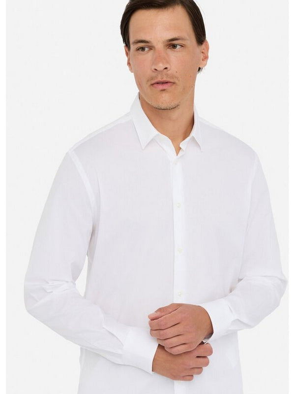Camicie casual Uomo LIU JO UOMO - Camicia slim fit - Bianco