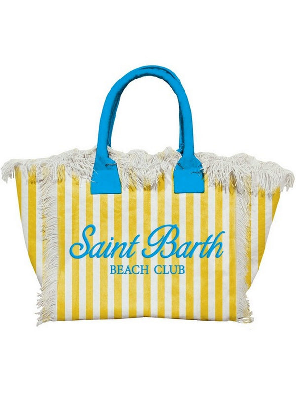 Borse a spalla Donna Mc2 Saint Barth - Borsa Vanity Sb Beach Stripes V 9101 - Giallo
