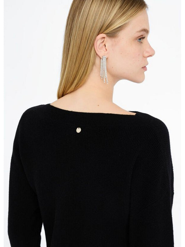 Maglie Donna Liu Jo - Maglia in lana e cashmere - Nero