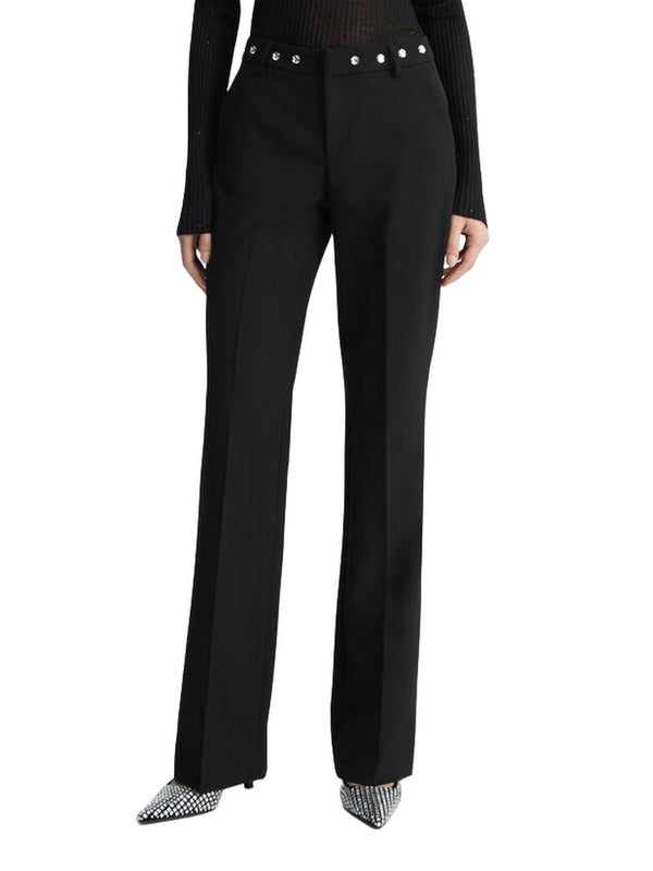 Pantaloni Donna Liu Jo - Pantaloni con strass - Nero