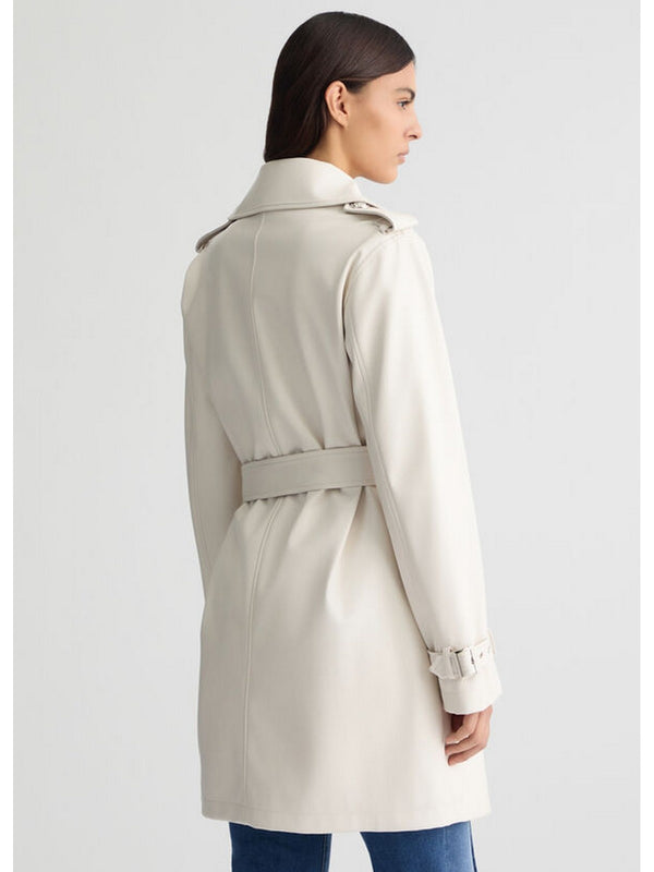 Giacche impermeabili Donna Liu Jo - Trench in tessuto spalmato - Bianco