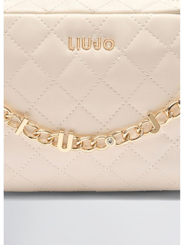 Borse a tracolla Donna Liu Jo - Borsa a tracolla beige matelassé - Sabbia