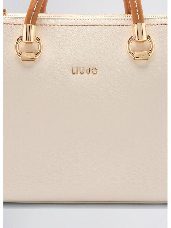 Borse a mano Donna Liu Jo - Borsa a mano bianca e marrone - Bianco