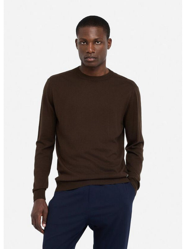 Maglie Uomo LIU JO UOMO - Maglia in cotone e seta - Marrone