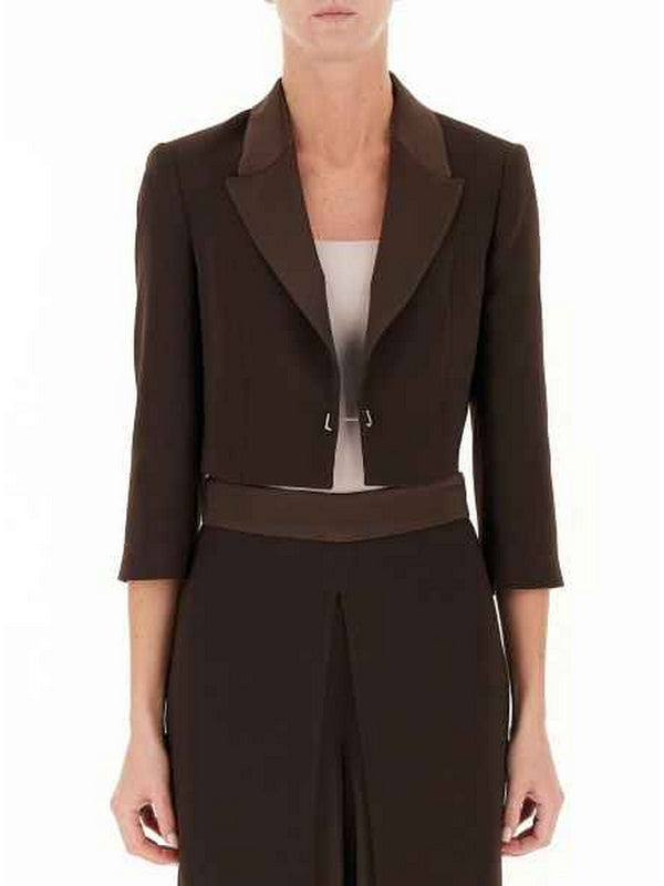 Giacche Donna Liu Jo - Blazer cropped - Marrone