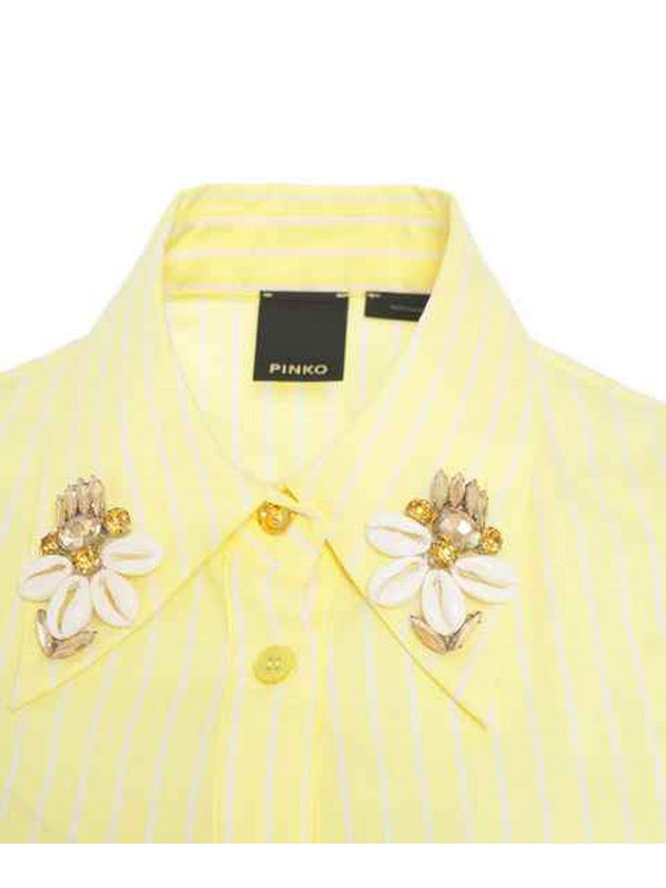 Camicie Donna Pinko - Clio Camicia Popeline - Giallo