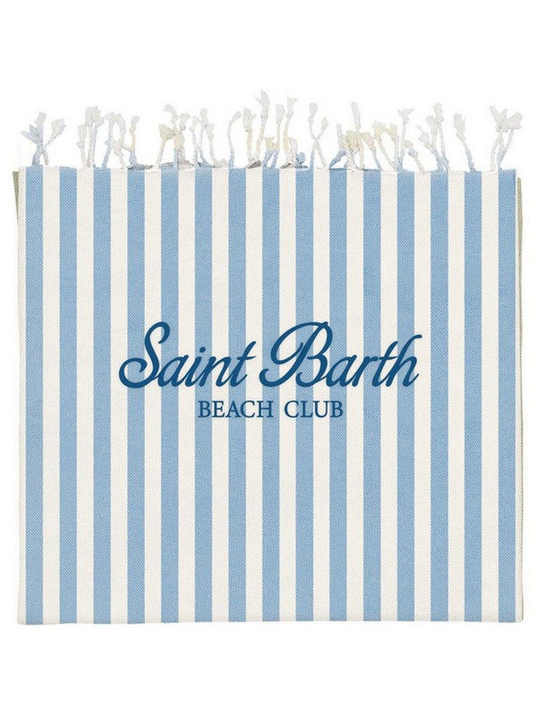 Altro (Mare e piscina) Uomo Mc2 Saint Barth - Foutas Light N Sb Beach Stripes Emb - Celeste