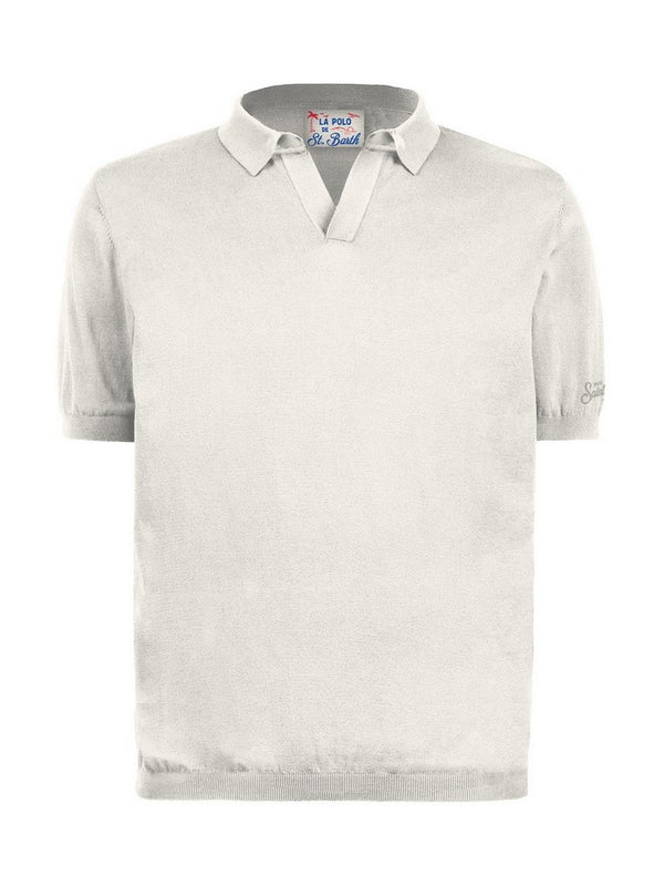 Polo Uomo Mc2 Saint Barth - Polo Sloan in maglia - Bianco