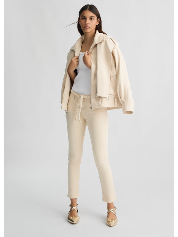 Pantaloni Donna Liu Jo - Pantaloni skinny con cintura - Beige