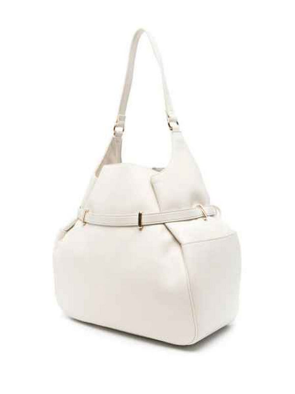 Borse Tote Donna Liu Jo - Borsa a spalla con logo - Panna