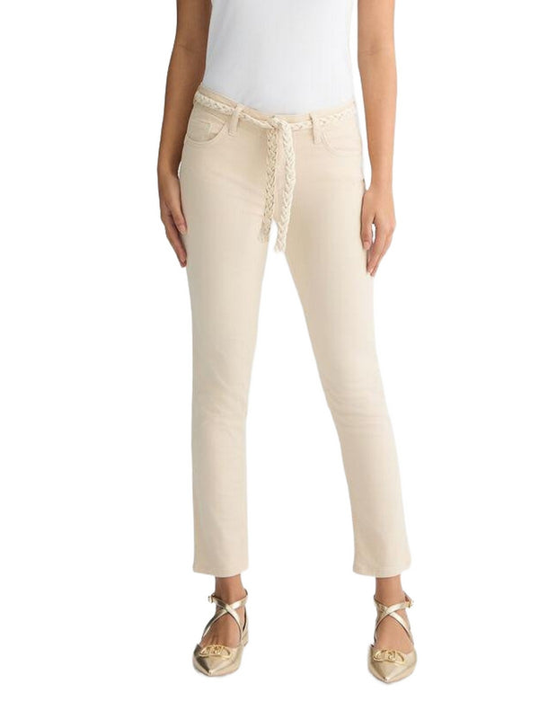 Pantaloni Donna Liu Jo - Pantaloni skinny con cintura - Beige