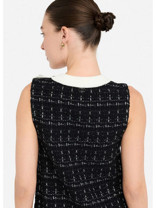 Vestiti casual Donna Liu Jo - Abito corto in misto lana - Nero