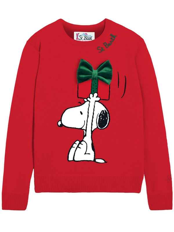 Maglie Donna Mc2 Saint Barth - MC2 SAINT BARTH Maglione Donna NEW QUEEN SNOOPY 41 - Rosso