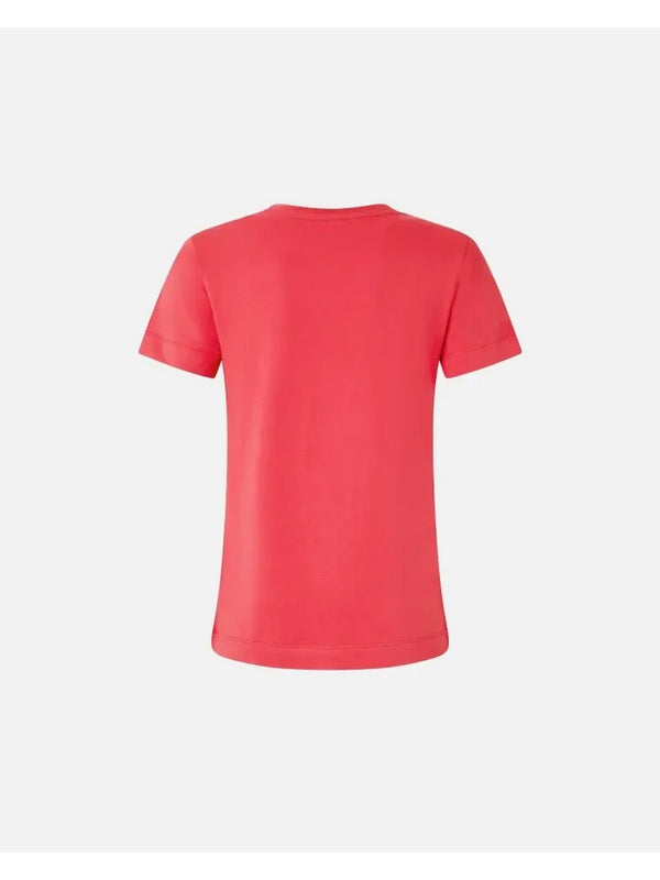 T-shirt Donna Pinko - T-shirt maniche corte logo ricamato - Rosso