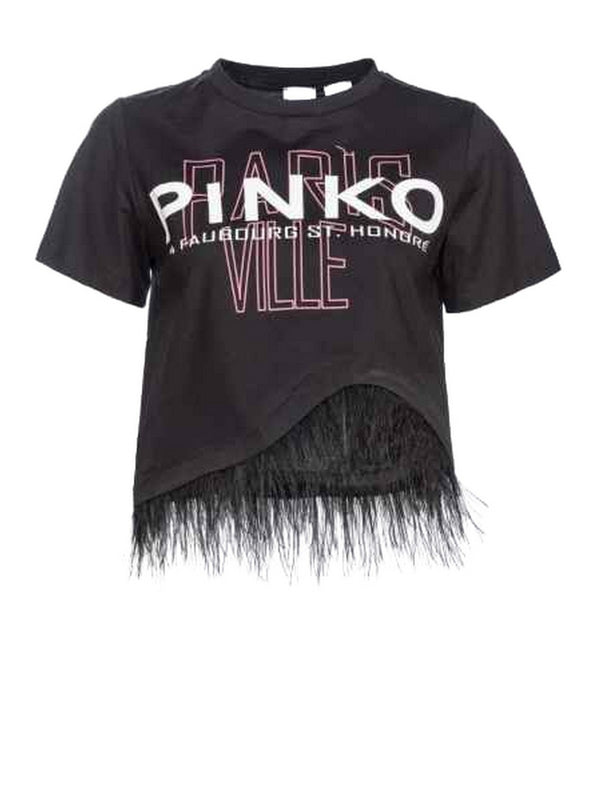 T-shirt Donna Pinko - T-Shirt Jersey - Nero