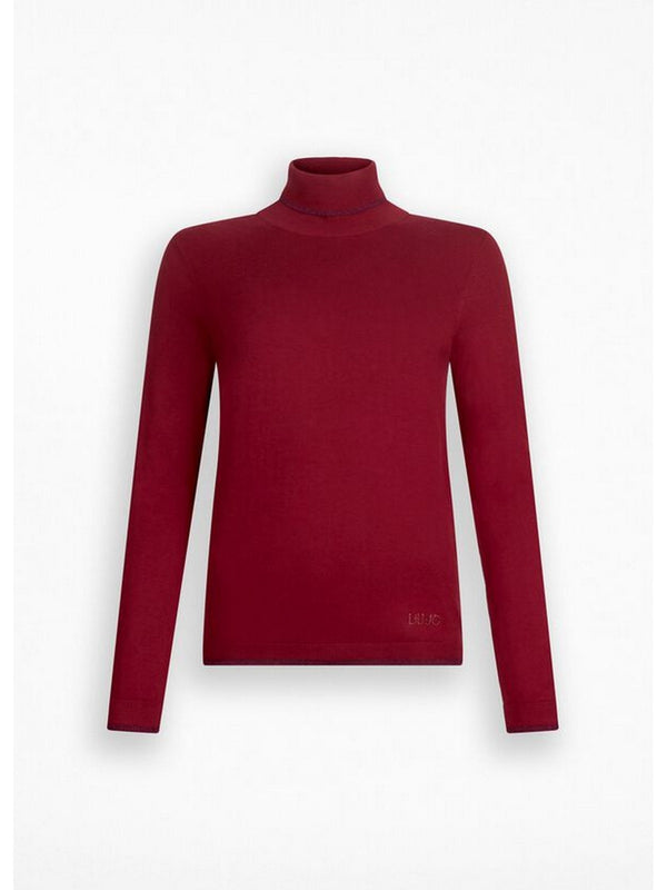 Maglie Donna Liu Jo - Dolcevita con dettagli in lurex® - Rosso
