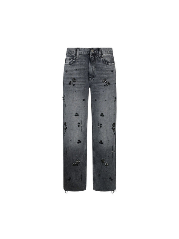 Jeans Donna Liu Jo - Pantalone Straight L.w - Nero