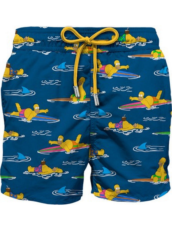 Pantaloncini e calzoncini Uomo Mc2 Saint Barth - Boxer Gustavia Homer Surf 61 - Blu