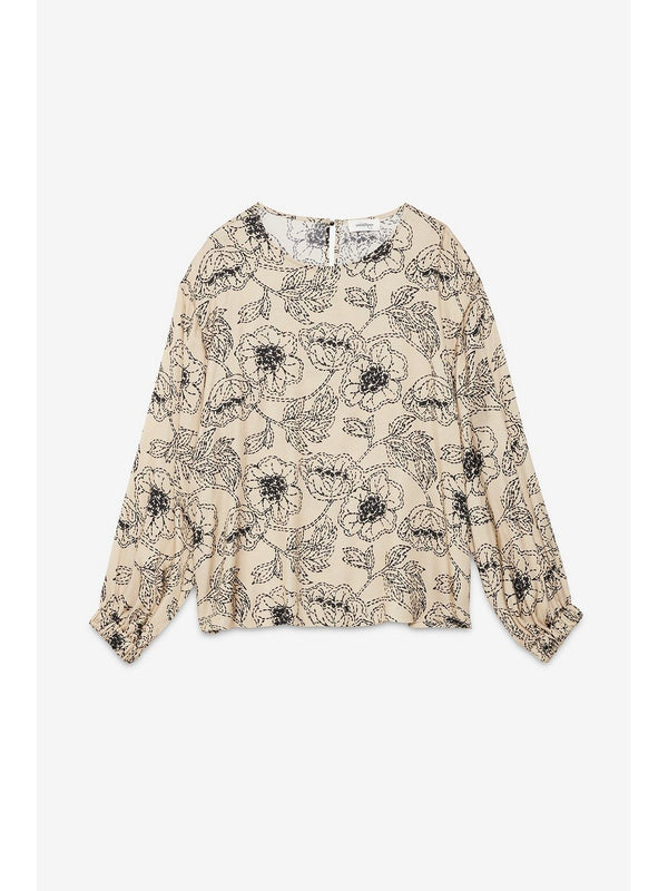 Bluse Donna ottod'Ame - Maglia in viscosa - Beige