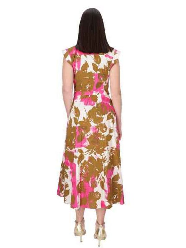 Vestiti casual Donna Liu Jo - Abito chemisier in popeline - Multicolore