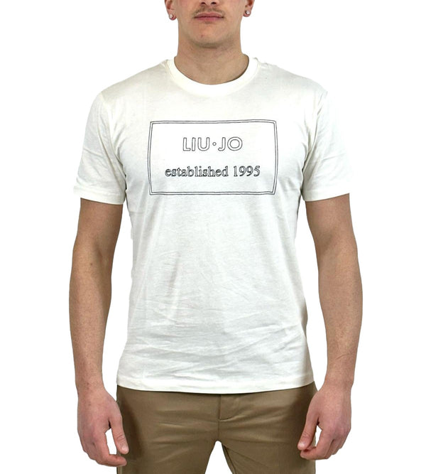 T-shirt Uomo LIU JO UOMO - T-Shirt - Bianco