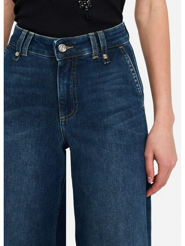 Jeans Donna Liu Jo - Jeans flare a vita alta - Denim