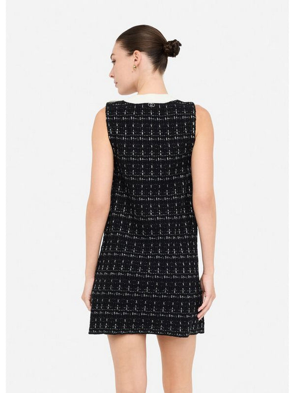 Vestiti casual Donna Liu Jo - Abito corto in misto lana - Nero