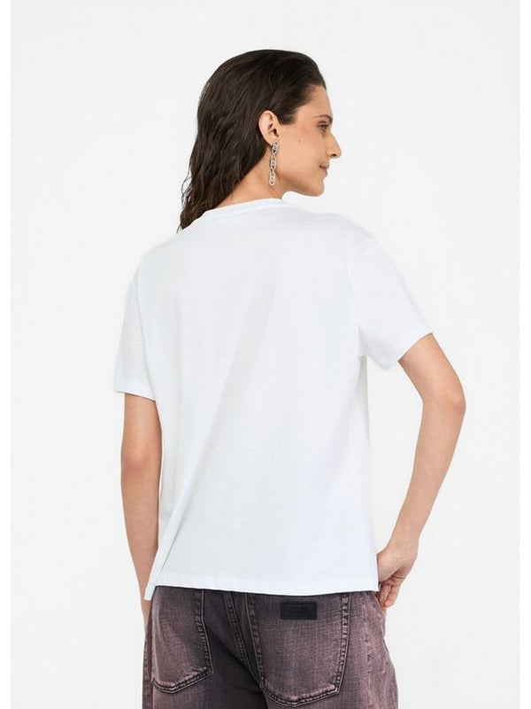 T-shirt Donna Liu Jo - T-shirt con applicazioni - Bianco