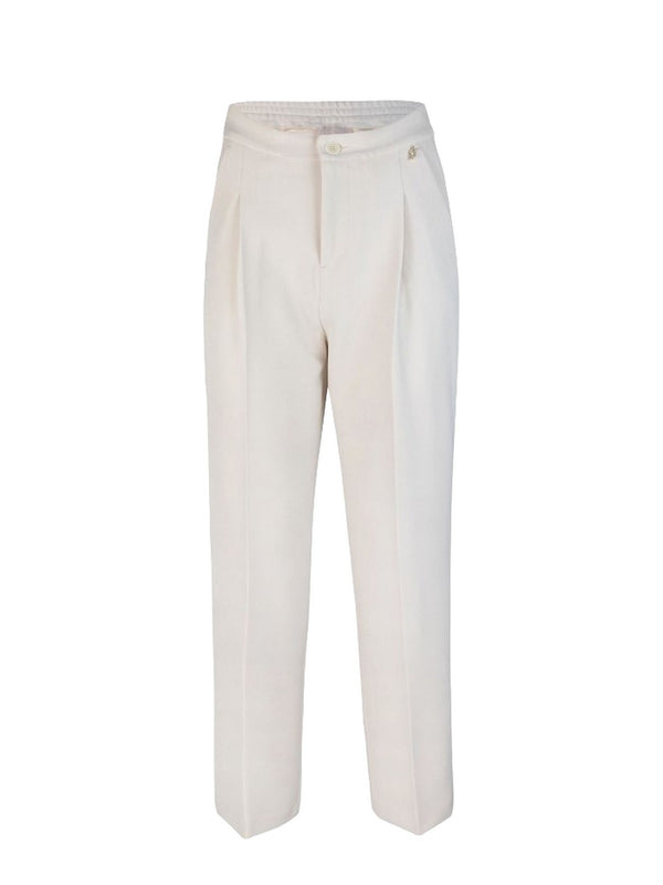 Pantaloni Donna Liu Jo - Pantalone Flare L.W - Panna