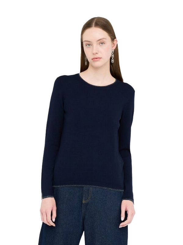 Maglie Donna Liu Jo - Pullover con dettagli in lurex® - Nero