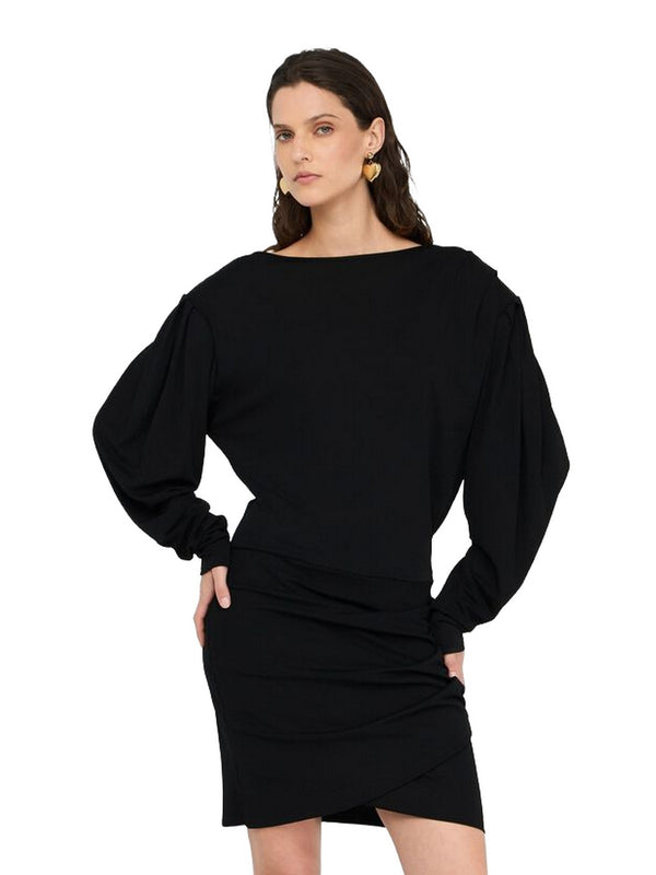 Vestiti da cocktail Donna Liu Jo - Abito drappeggiato - Nero