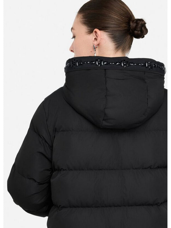 Piumini Donna Liu Jo - Piumino con ricami gioiello - Nero