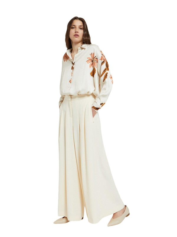 Pantaloni Donna ottod'Ame - Pantalone Francy - Panna