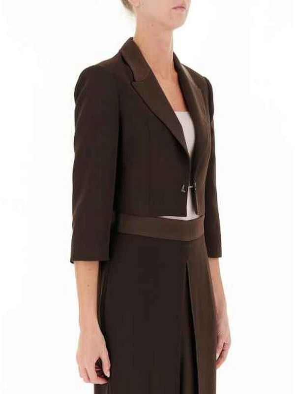 Giacche Donna Liu Jo - Blazer cropped - Marrone