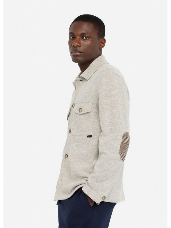 Giubbini Uomo LIU JO UOMO - Camicia in maglia di cotone - Sabbia
