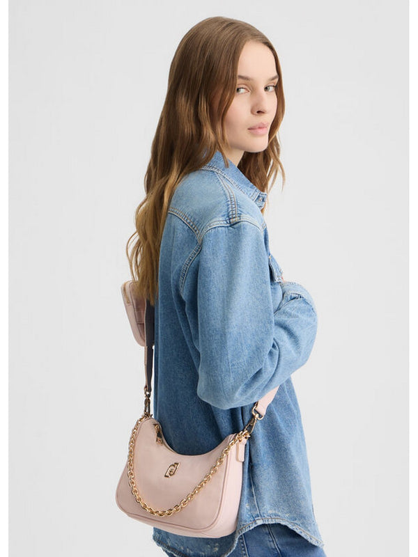 Borse a tracolla Donna Liu Jo - Borsa piccola con charm - Cipria