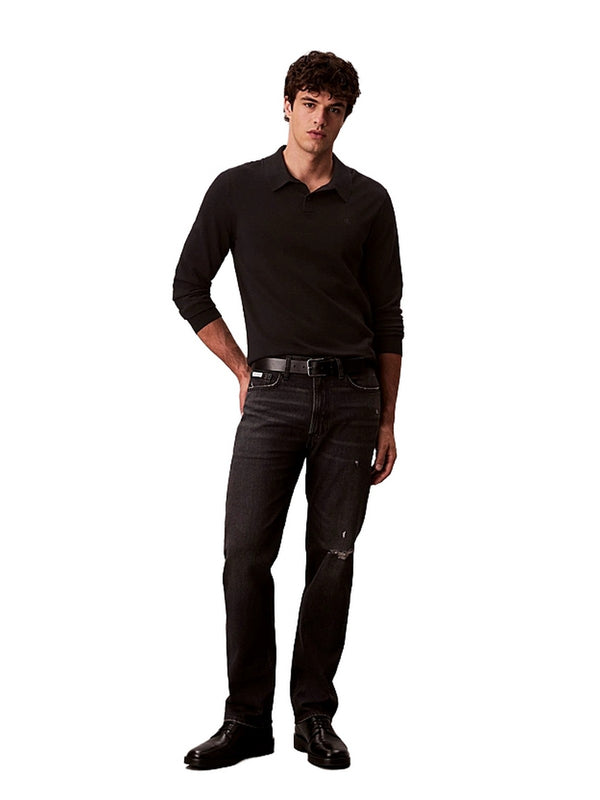Jeans Uomo Calvin Klein - Jeans Straight Standard - Nero