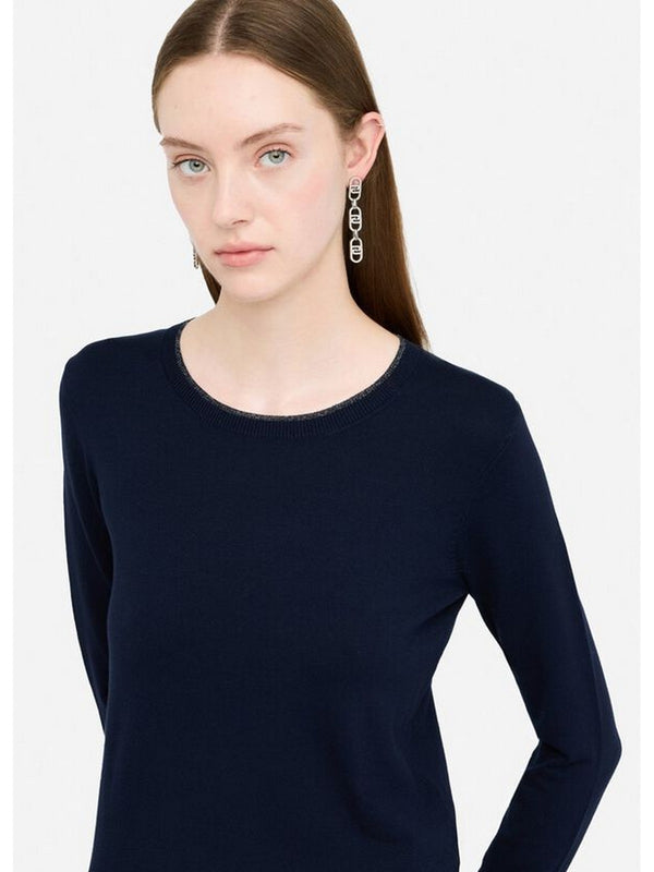 Maglie Donna Liu Jo - Pullover con dettagli in lurex® - Nero