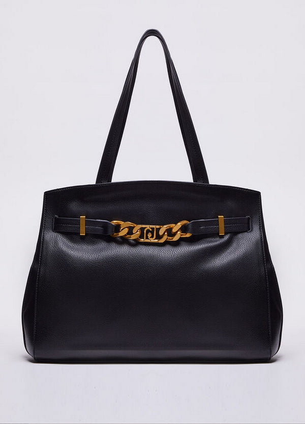 Borse a spalla Donna Liu Jo - Tote bag con catena - Marrone