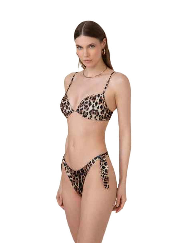 Coordinati Donna F**K - Bikini Push-Up - Marrone