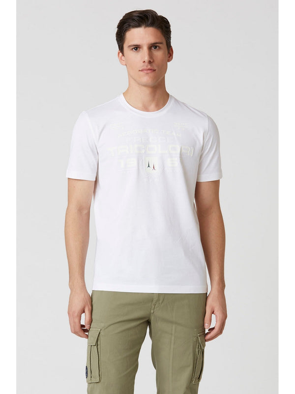 T-shirt Uomo Aeronautica Militare - T-Shirt M.c - Bianco